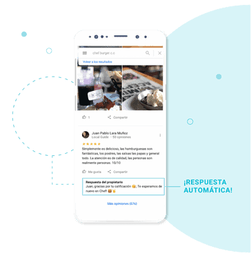 Respuesta automática a reseñas de Google