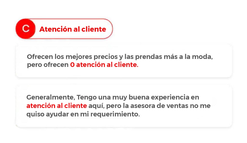 moda atencion al cliente